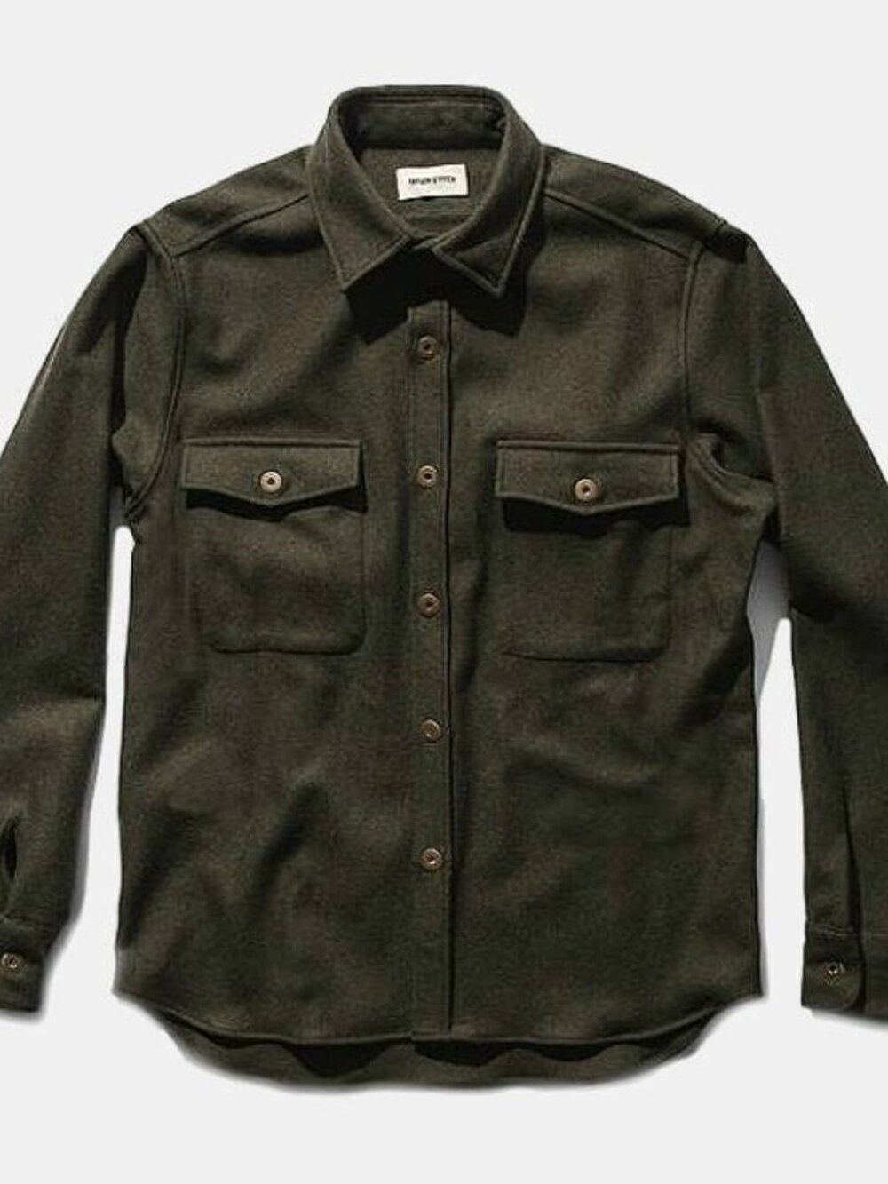 Taylor Stitch Explorer Shirt, Forest Green, Medium